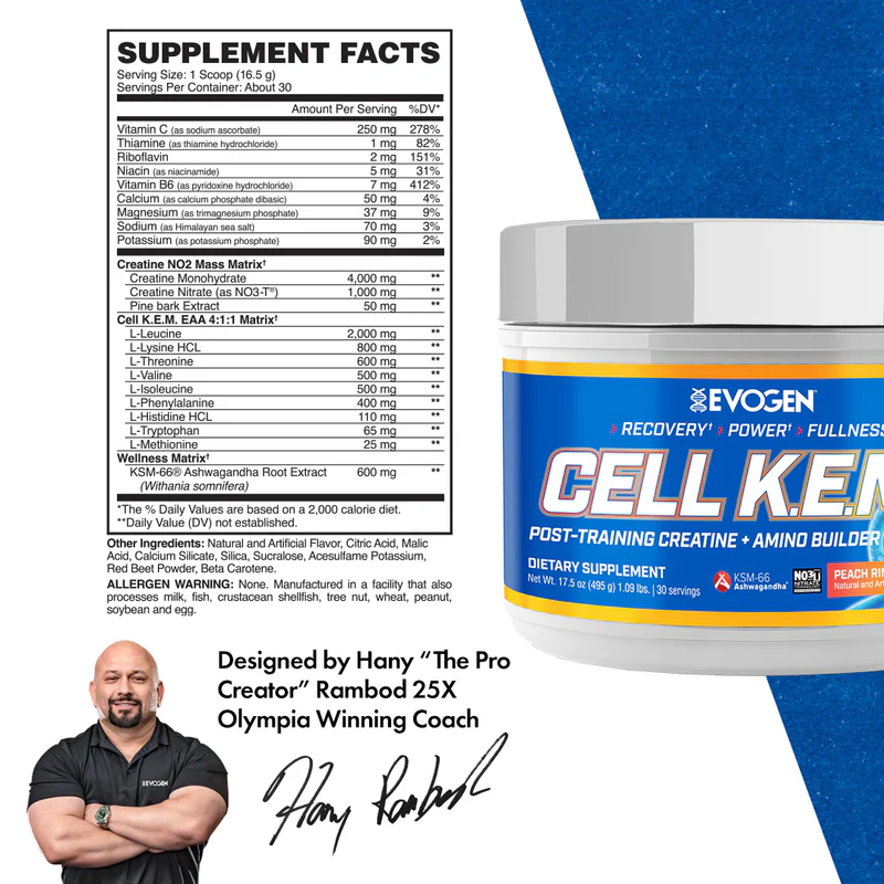 Complex Aminoacizi, Evogen, Cell K.E.M. PR, Post Training Amino Builder, 378g