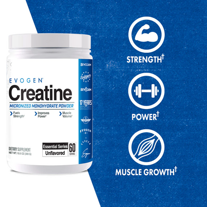 Creatina Monohidrata Micronizata, Evogen, Creatine Monohydrate, 300g