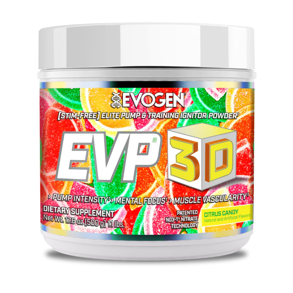 Pre-Workout fara Cafeina, Evogen, EVP 3D, 20/40 serviri