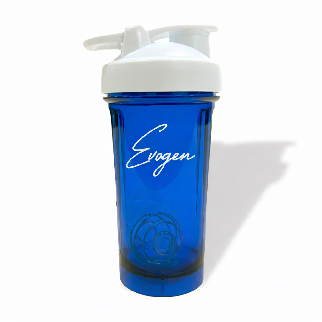 Shaker, Evogen, Shaker Script Blue/White, 500ml