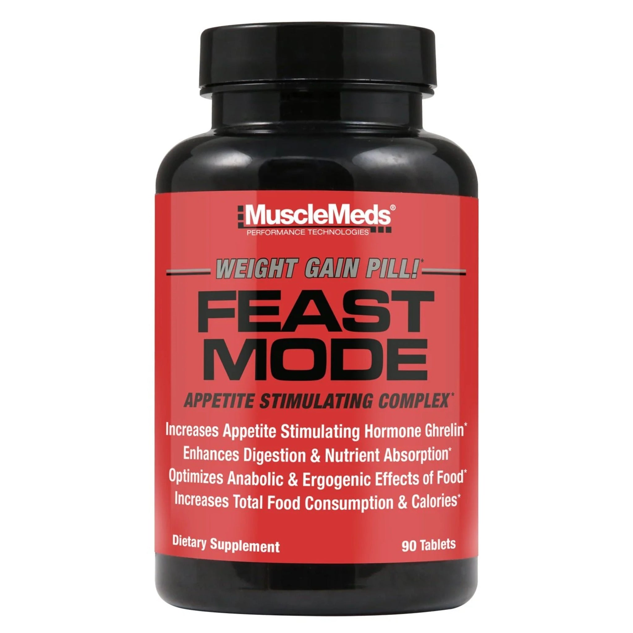 Supliment pentru Cresterea Apetitului, MuscleMeds, Feast Mode, 90 Capsule