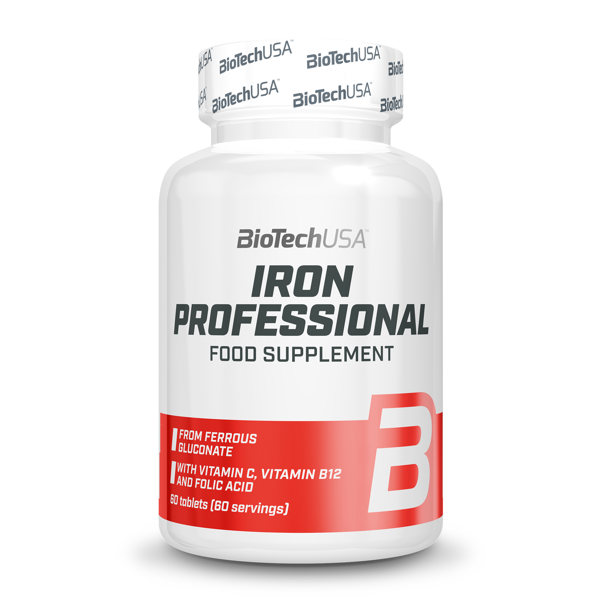 Fier, BioTechUSA, Iron Professional, 60 Tablete