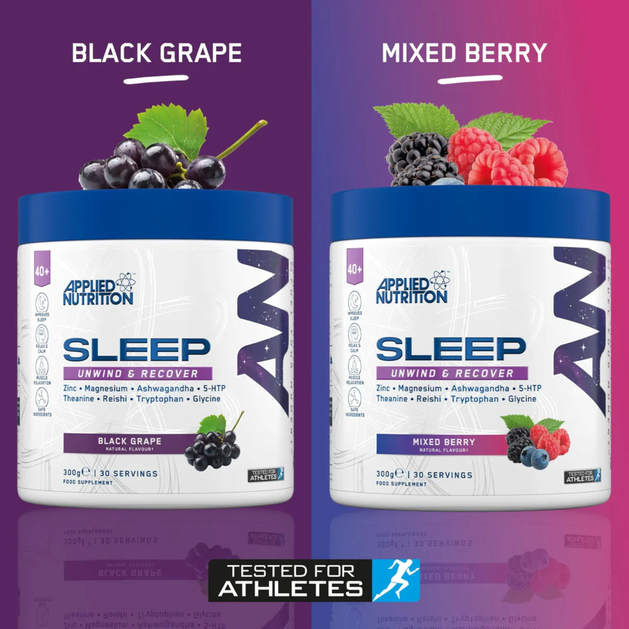Supliment pentru Igiena Somnului, Applied Nutrition, Sleep, Unwind & Recover, 300g