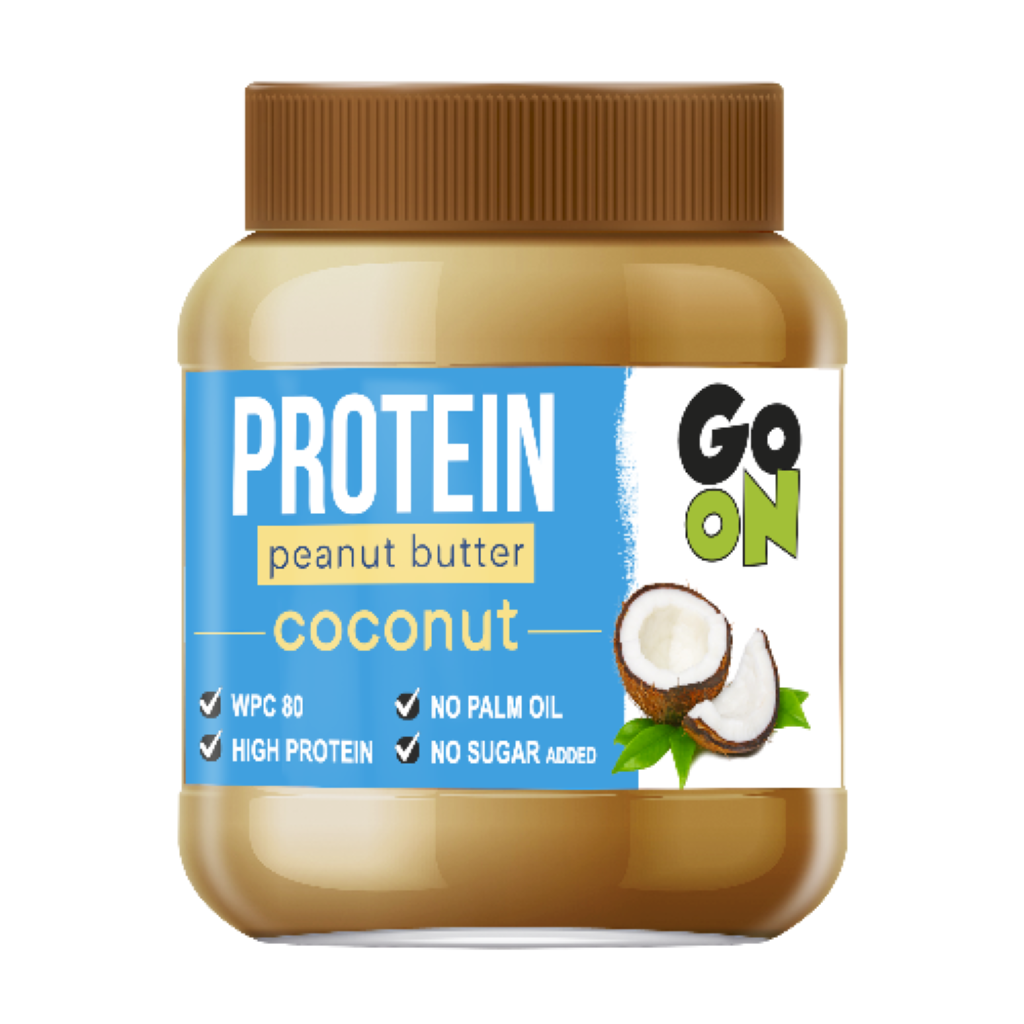 Cremă Tartinabilă cu Arahide și Cocos, GO ON Nutrition, Protein Peanut Butter Coconut, 350g