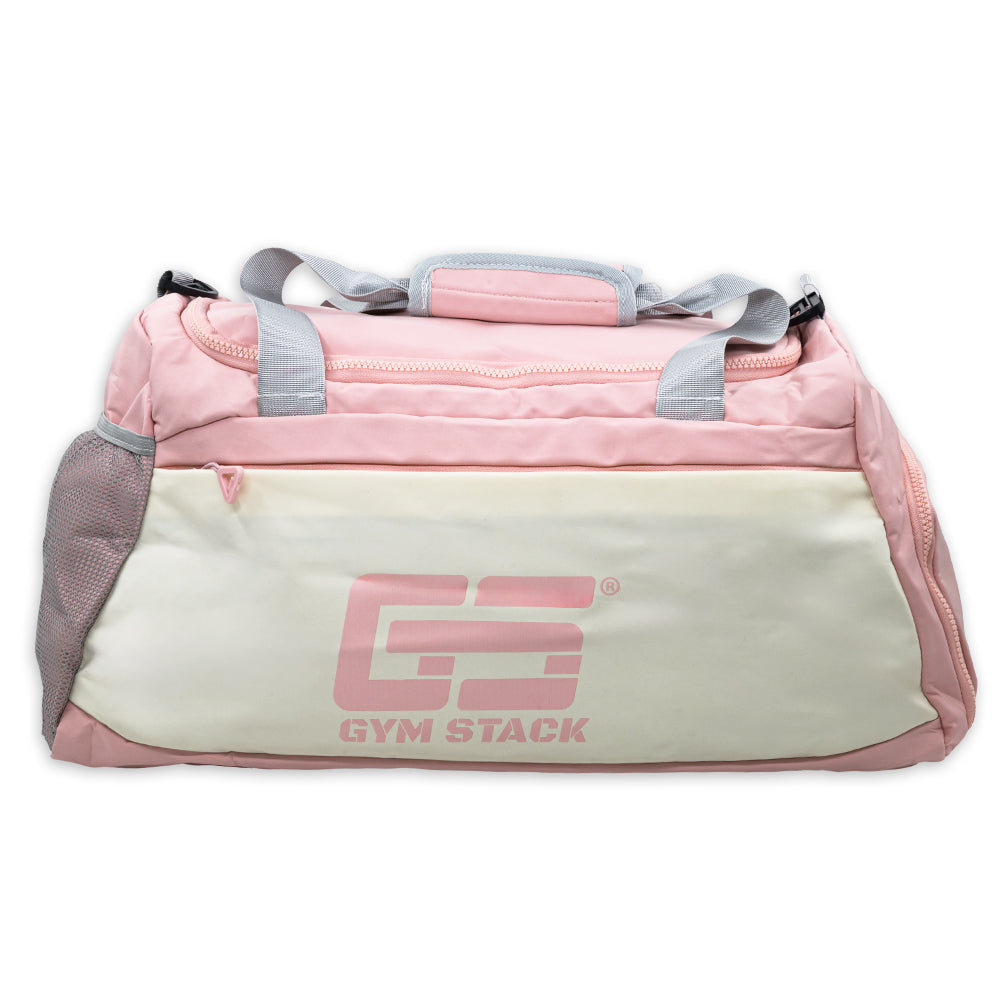Geanta Fitness, Gym Stack, Sport Bag, Pink/White