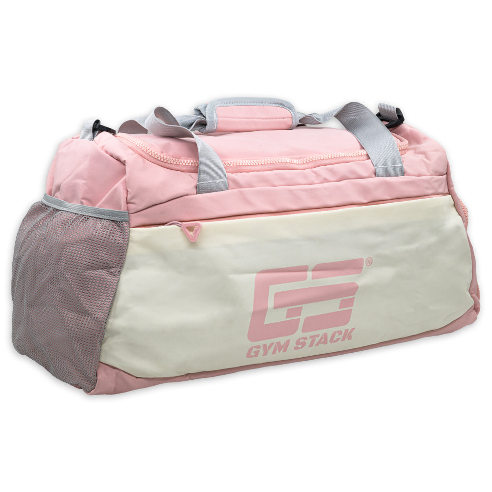 Geanta Fitness, Gym Stack, Sport Bag, Pink/White