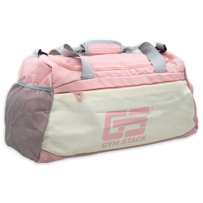 Geanta Fitness, Gym Stack, Sport Bag, Pink/White