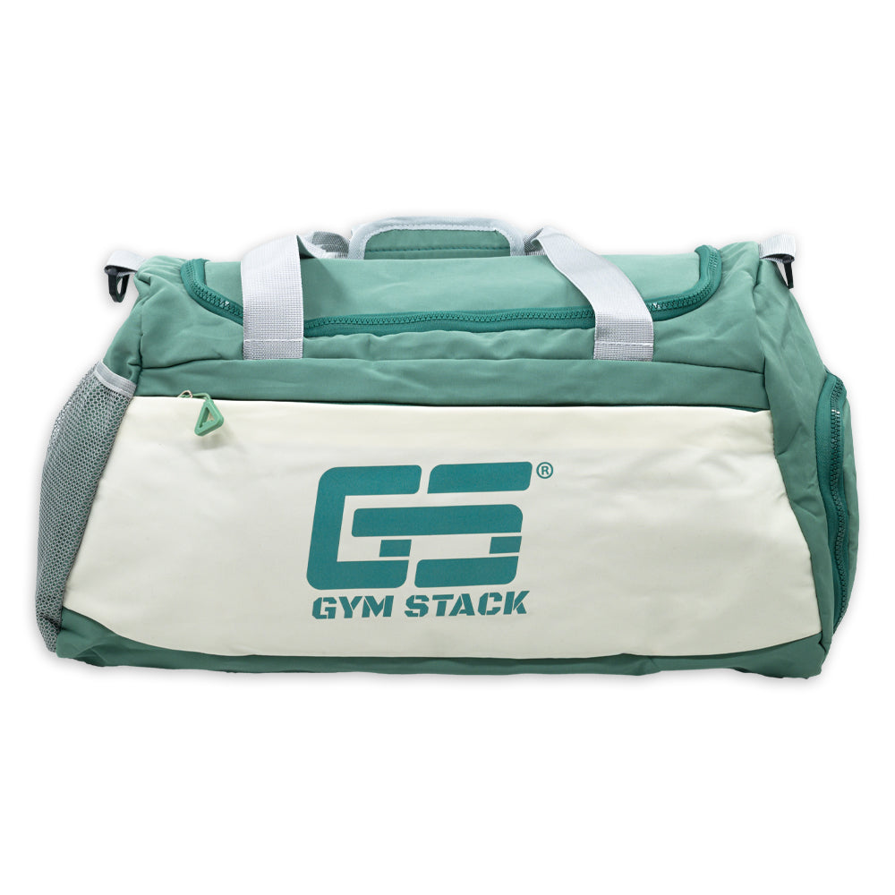 Geanta Fitness, Gym Stack, Sport Bag, Green/White