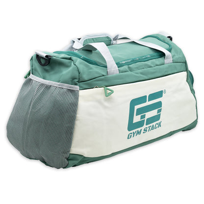 Geanta Fitness, Gym Stack, Sport Bag, Green/White