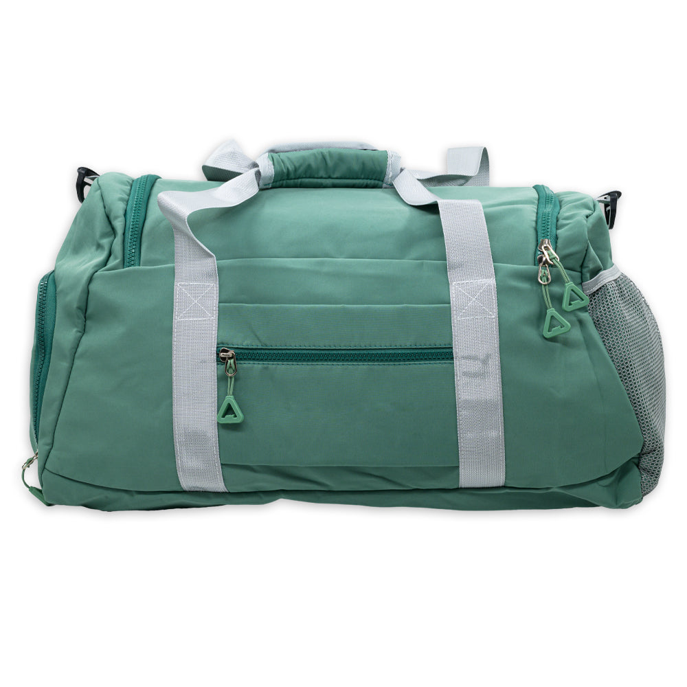 Geanta Fitness, Gym Stack, Sport Bag, Green/White