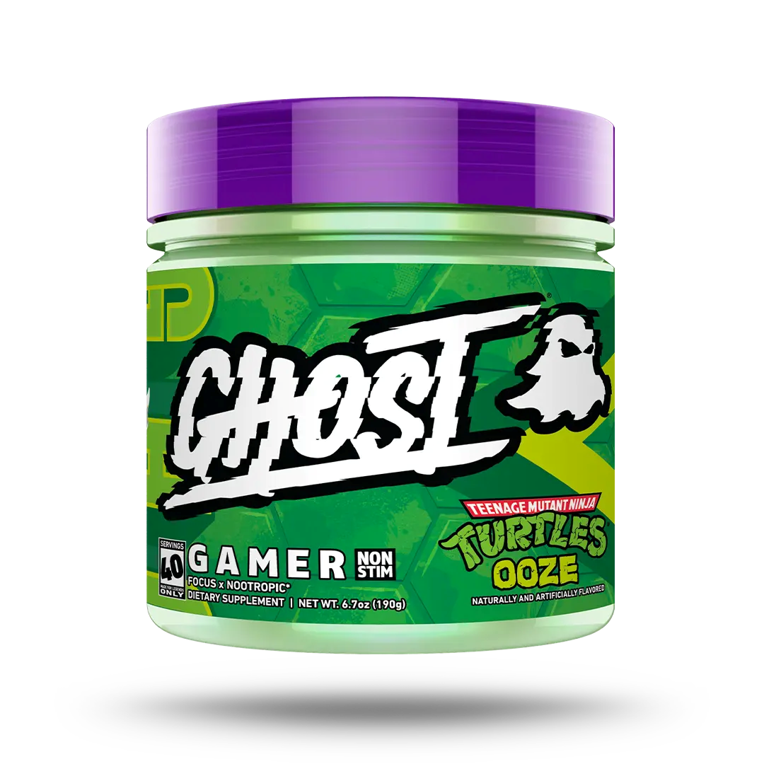 Supliment pentru Energie si Concentrare, Ghost, Gamer Non-Stim x TMNT, 190g