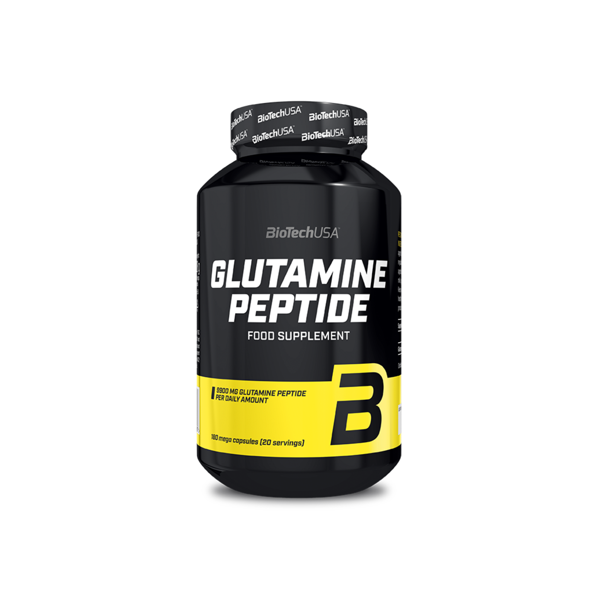 Glutamina Capsule, BiotechUSA, Glutamine Peptide, 180 Capsule