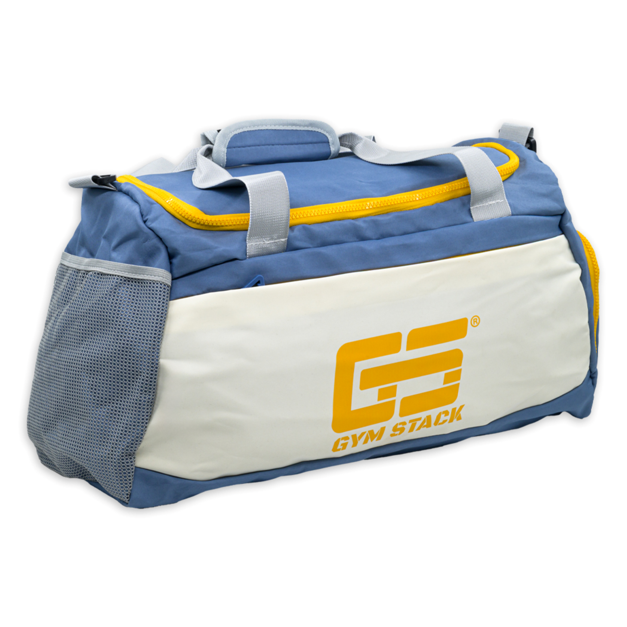 Geanta Fitness, Gym Stack, Sport Bag, Blue/Yellow