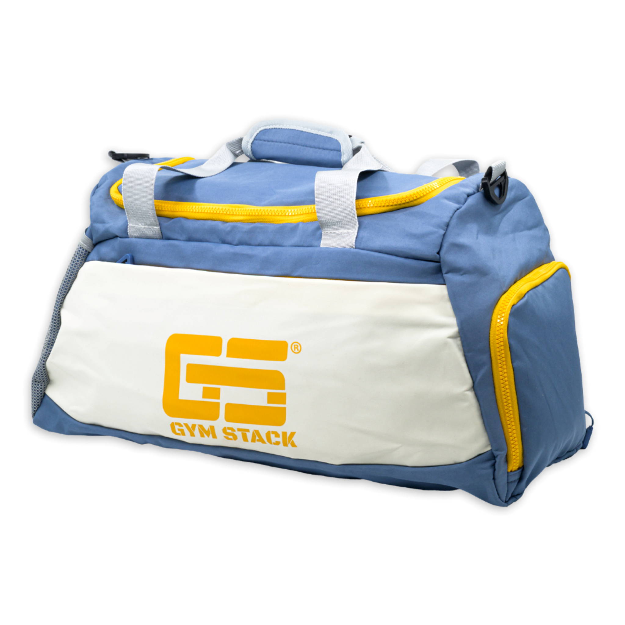 Geanta Fitness, Gym Stack, Sport Bag, Blue/Yellow