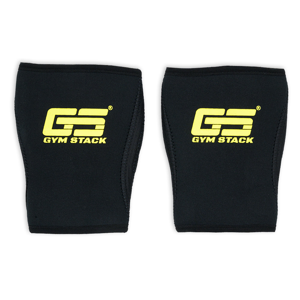 Bandaj din Neopren pentru Genunchi, Gym Stack, Knee Sleeves, Black
