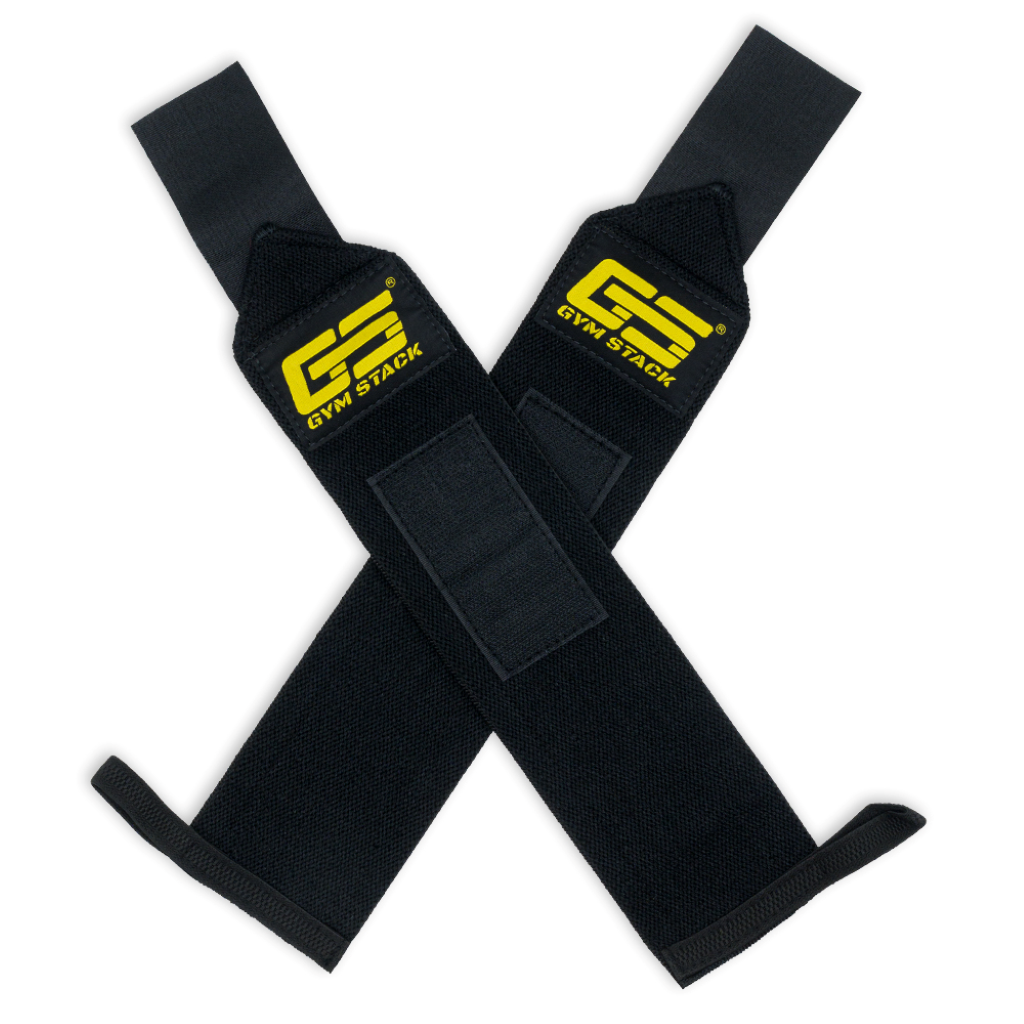 Fașe pentru Incheieturi, Gym Stack, Wrist Wraps, Black