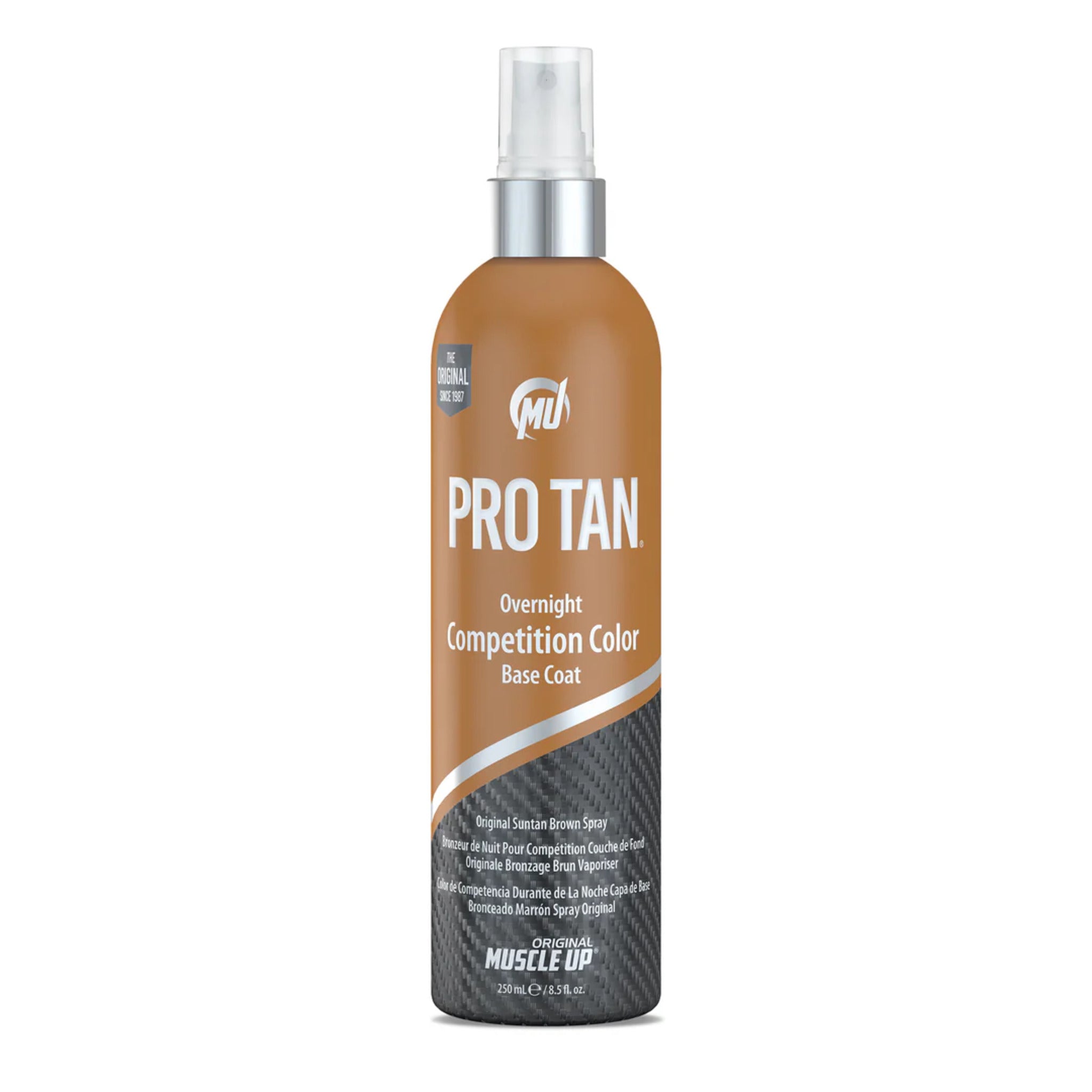 Spray Bronzant, Muscle Up Pro Tan, Overnight Competition Color, 250ml