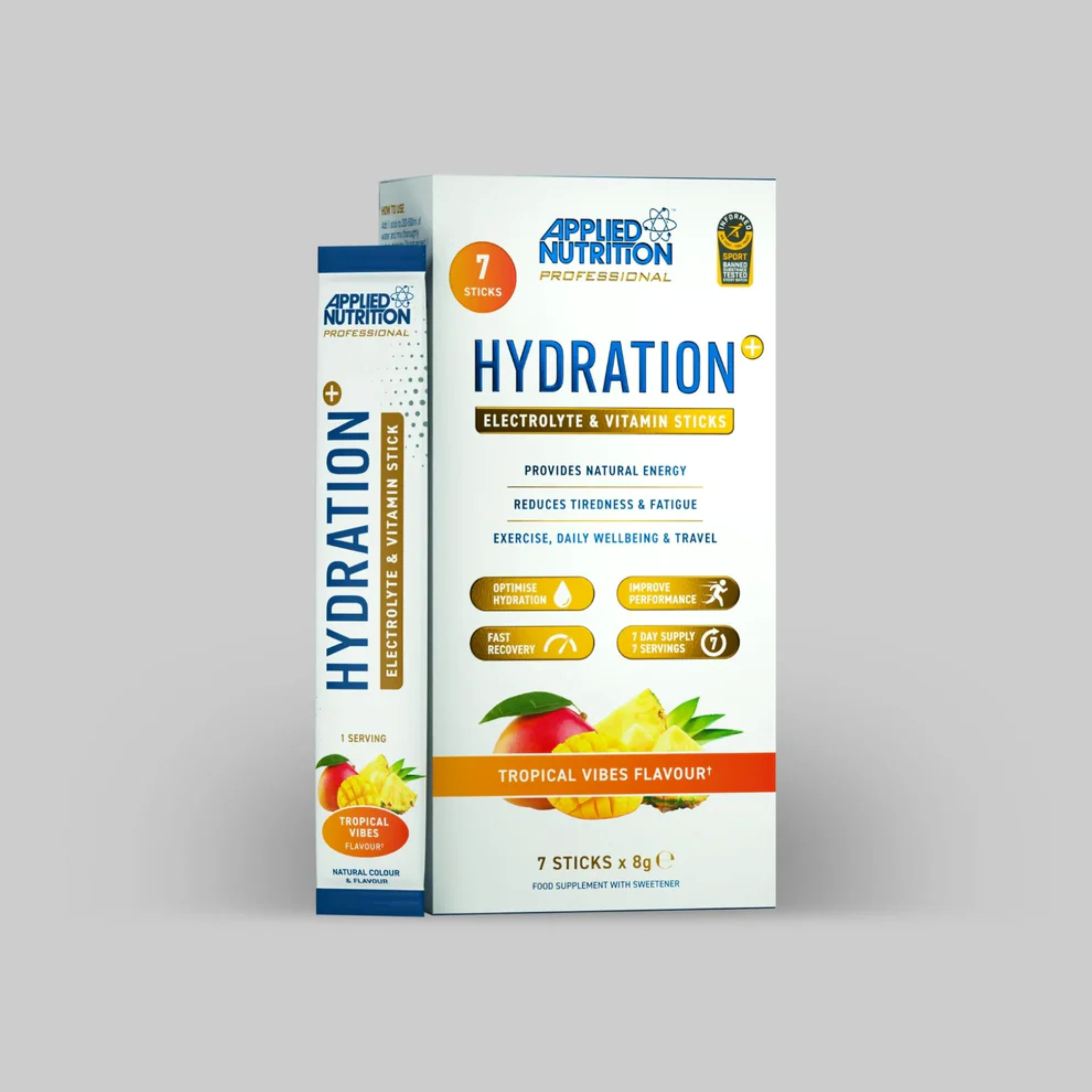 Electroliti Si Vitamine, Applied Nutrition, Hydration Electrolyte & Vitamins, 7x8g