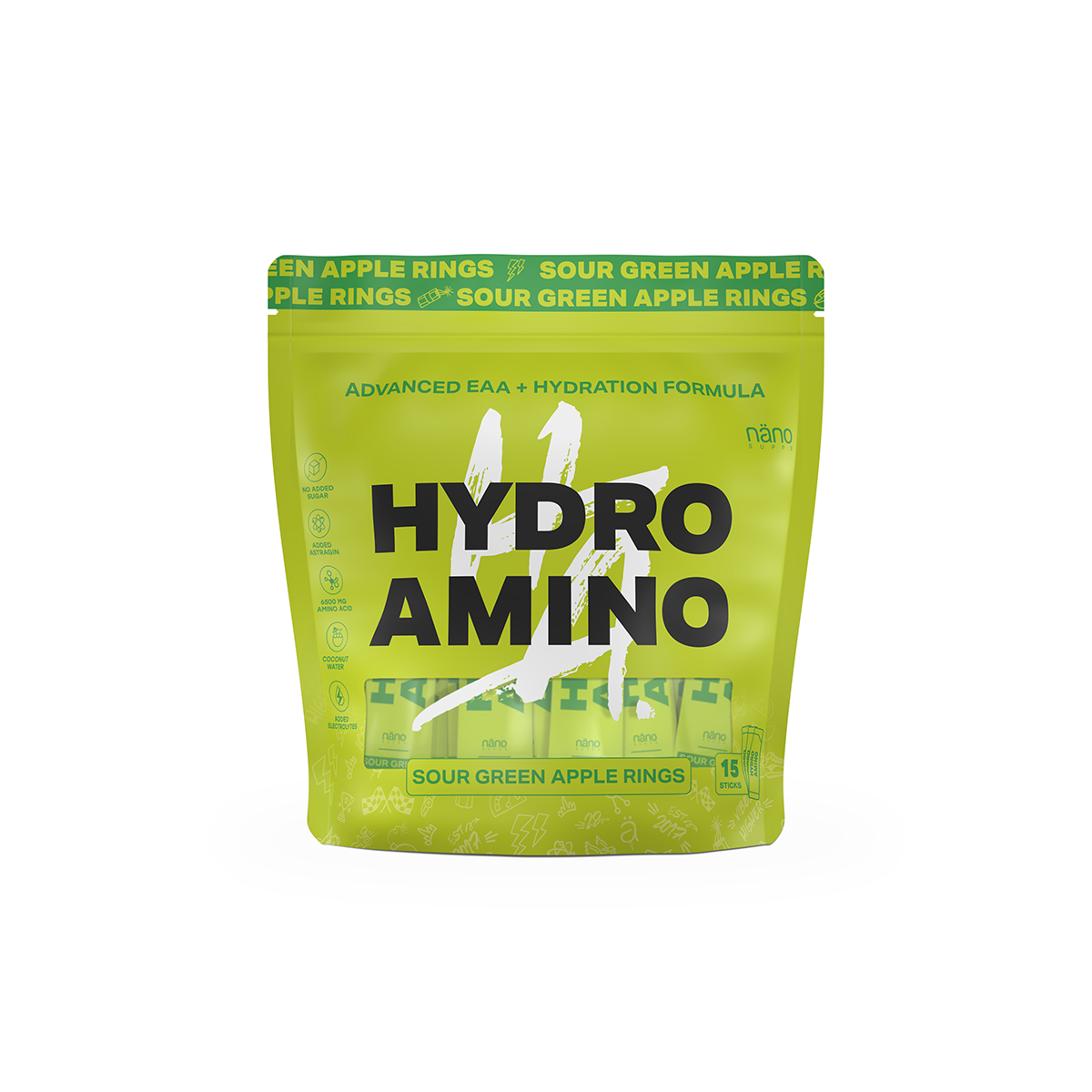 Aminoacizi si Electroliti, Nanosupps, Hydro Amino, 195g