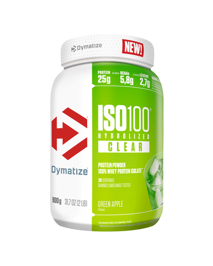 Proteina din Zer Izolata Clear, Dymatize, Iso 100 Hydrolized Clear, 900g