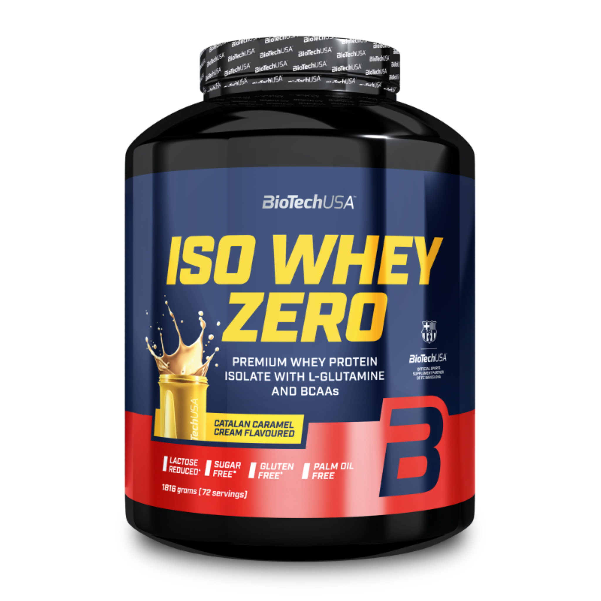 Proteina din Zer Izolata, BioTechUSA, Iso Whey Zero x FC Barcelona, 1816g