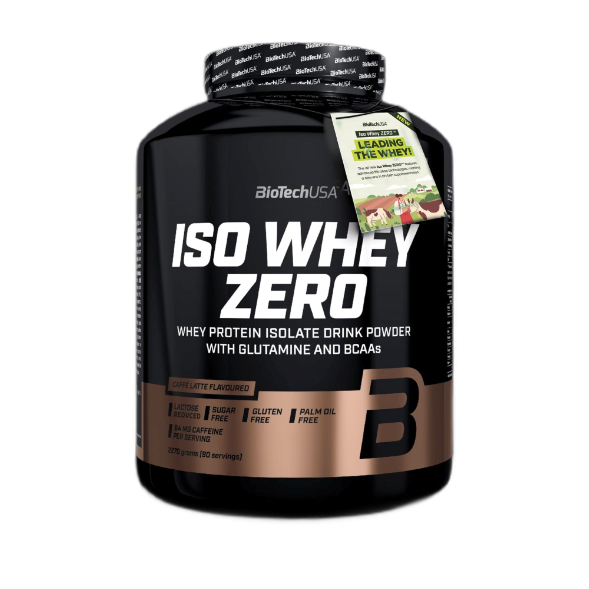 Proteina din Zer Izolata Continut Scazut de Lactoza, BioTechUSA, Iso Whey Zero Lactose Reduced, 2270g