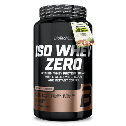 Proteina din Zer Izolata Continut Scazut de Lactoza, BioTechUSA, Iso Whey Zero Lactose Reduced, 908g