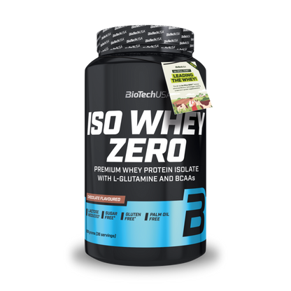 Proteina din Zer Izolata Continut Scazut de Lactoza, BioTechUSA, Iso Whey Zero Lactose Reduced, 908g