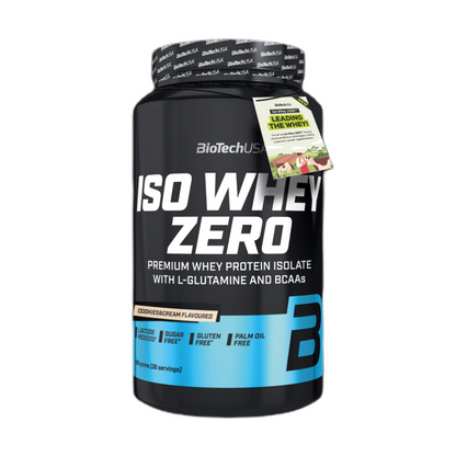 Proteina din Zer Izolata Continut Scazut de Lactoza, BioTechUSA, Iso Whey Zero Lactose Reduced, 908g