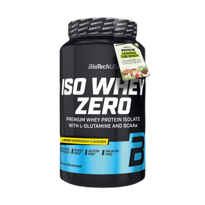 Proteina din Zer Izolata Continut Scazut de Lactoza, BioTechUSA, Iso Whey Zero Lactose Reduced, 908g