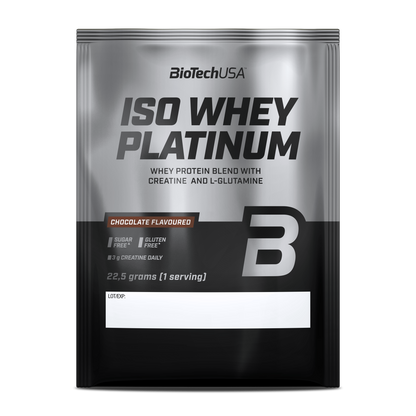 Proteina din Zer Izolat, BioTechUSA, Iso Whey Platinum, 22,5g