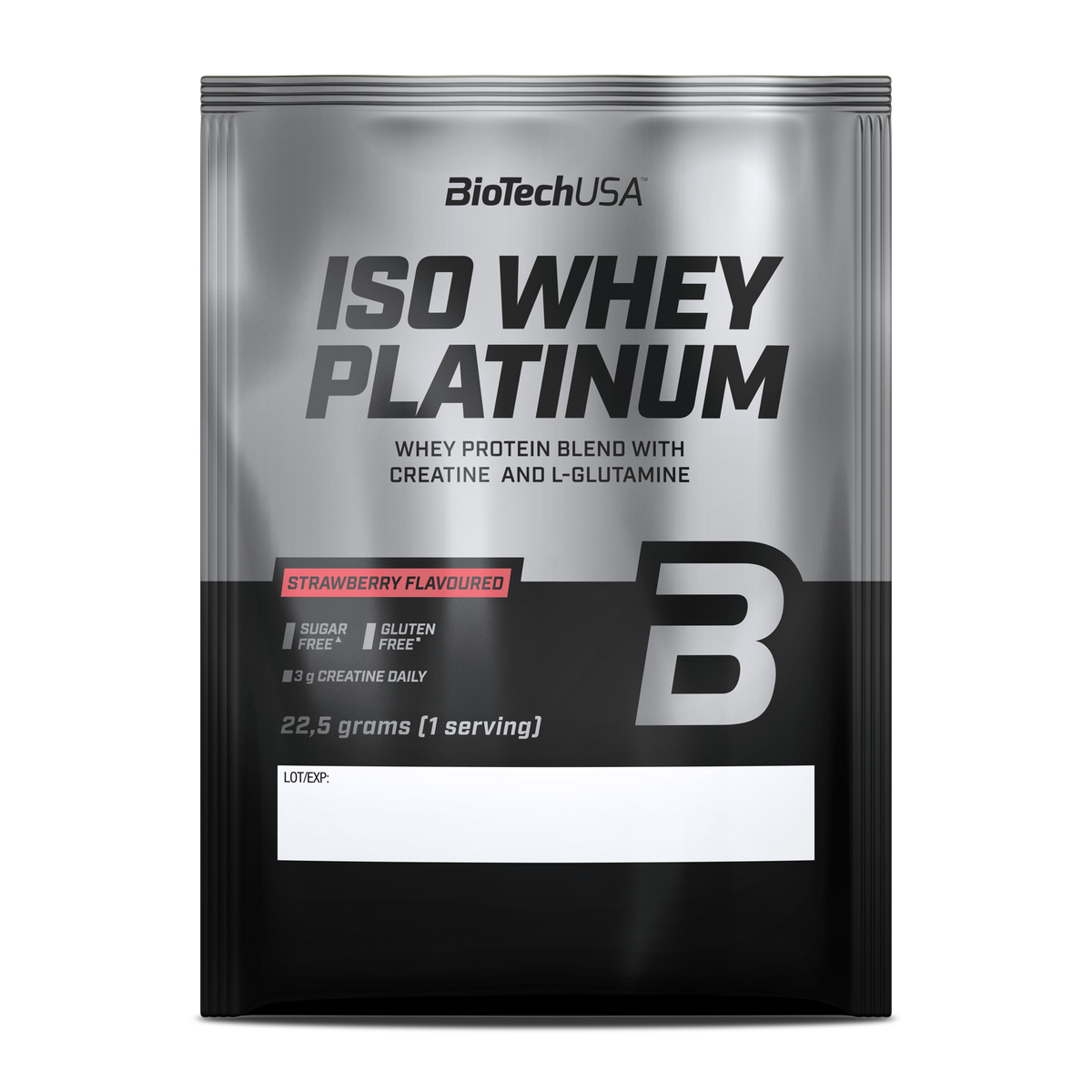 Proteina din Zer Izolat, BioTechUSA, Iso Whey Platinum, 22,5g