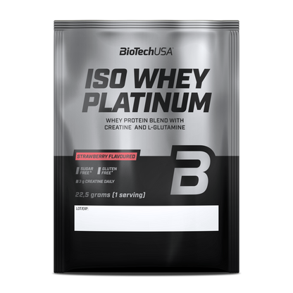 Proteina din Zer Izolat, BioTechUSA, Iso Whey Platinum, 22,5g