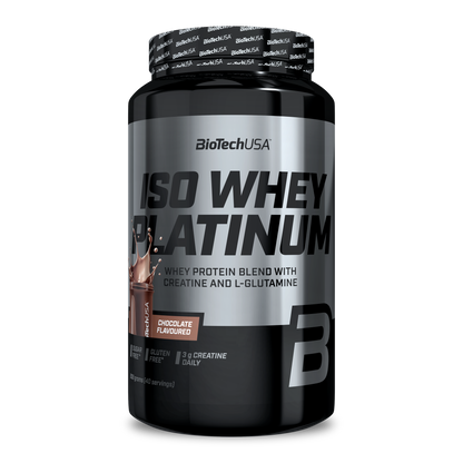 Proteina din Zer Izolat, BioTechUSA, Iso Whey Platinum, 908g Chocolate