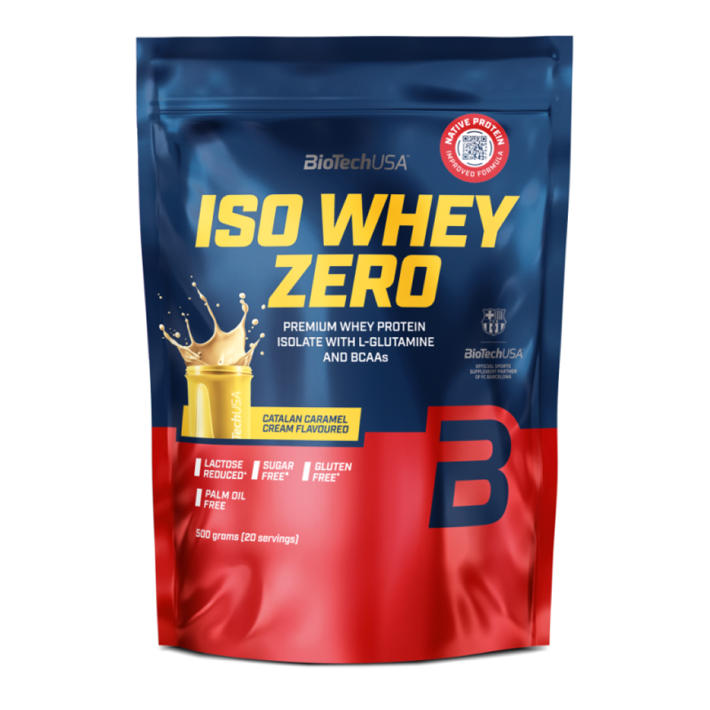 Proteina din Zer Izolat, BioTechUSA, Iso Whey Zero x FC Barcelona, 500g