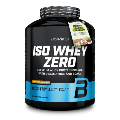 Proteina din Zer Izolata Continut Scazut de Lactoza, BioTechUSA, Iso Whey Zero Lactose Reduced, 2270g