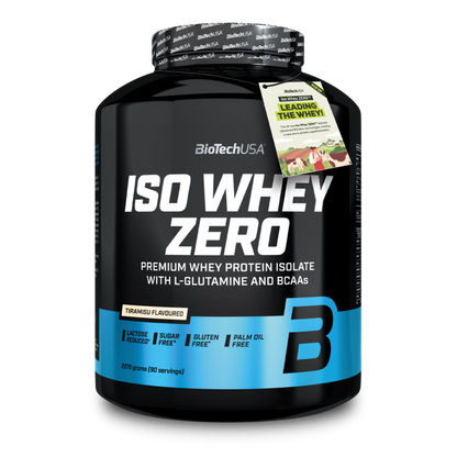 Proteina din Zer Izolata Continut Scazut de Lactoza, BioTechUSA, Iso Whey Zero Lactose Reduced, 2270g