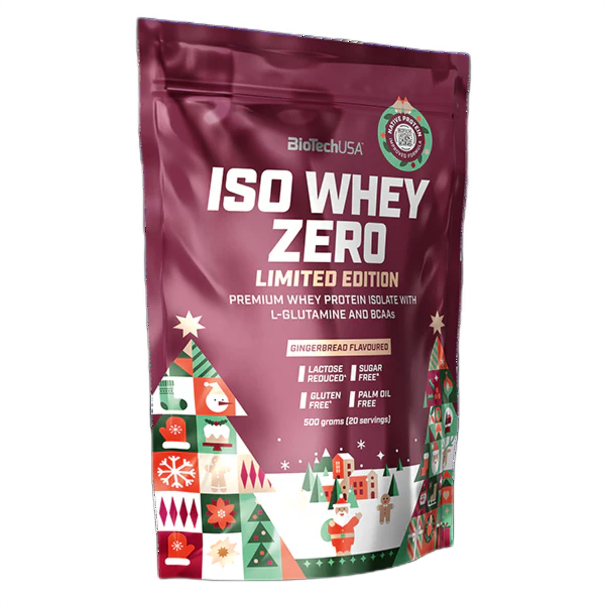 Proteina din Zer Izolata, BioTechUSA, Limited Edition,Iso Whey Zero Lactose Reduced, 500g