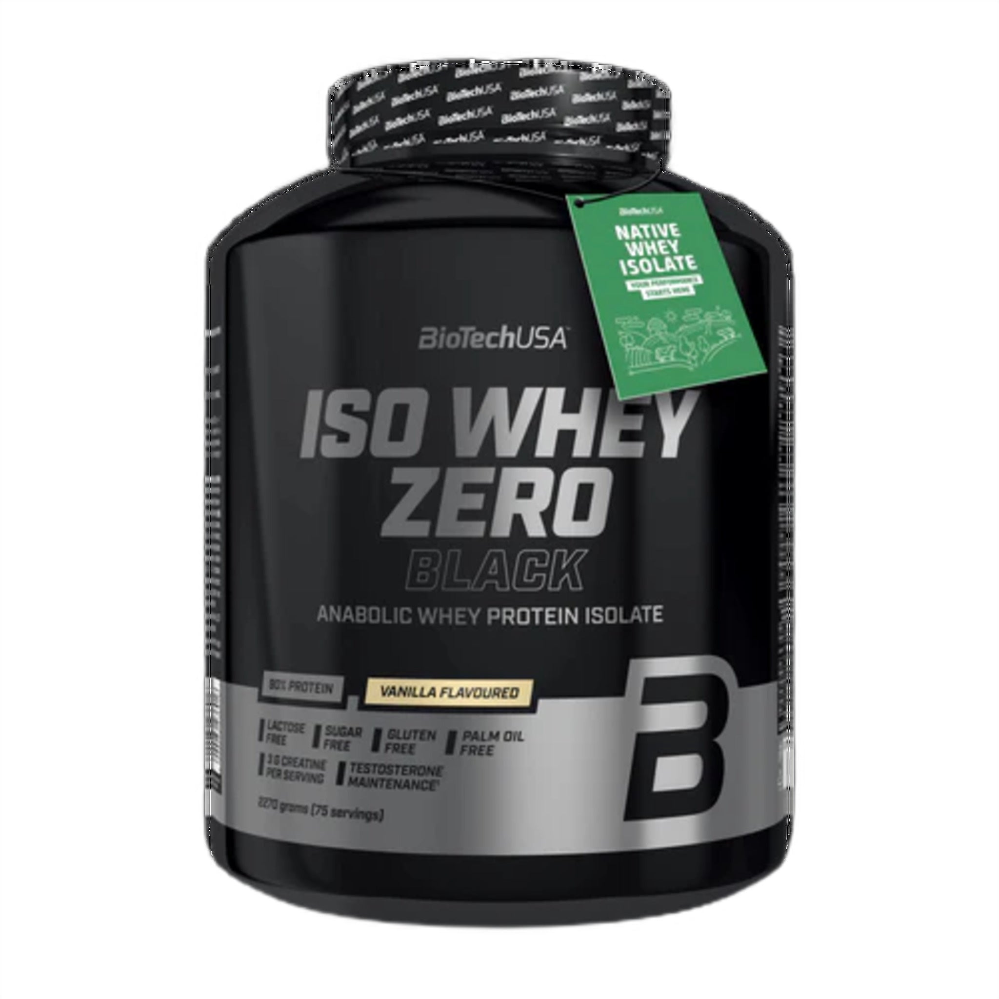 Proteina din Zer, BioTechUSA, Iso Whey Zero Black, 2270g