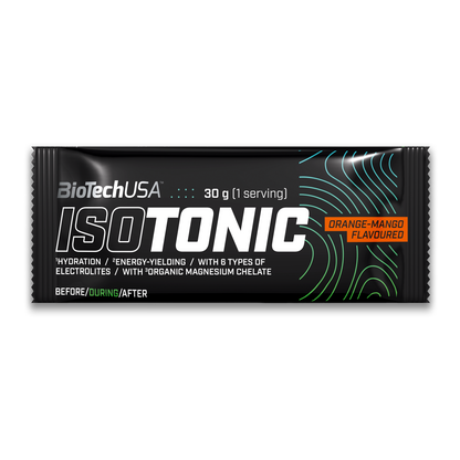Izotonic Pudra, BioTechUSA, IsoTonic Powder, 30g, Orange-Mango
