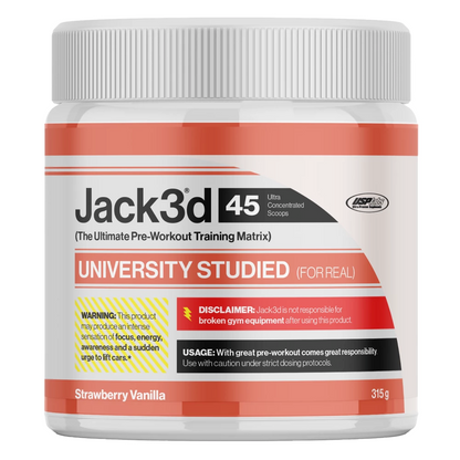 Pre-Workout, USP Labs, Jack3d, 45 Servings