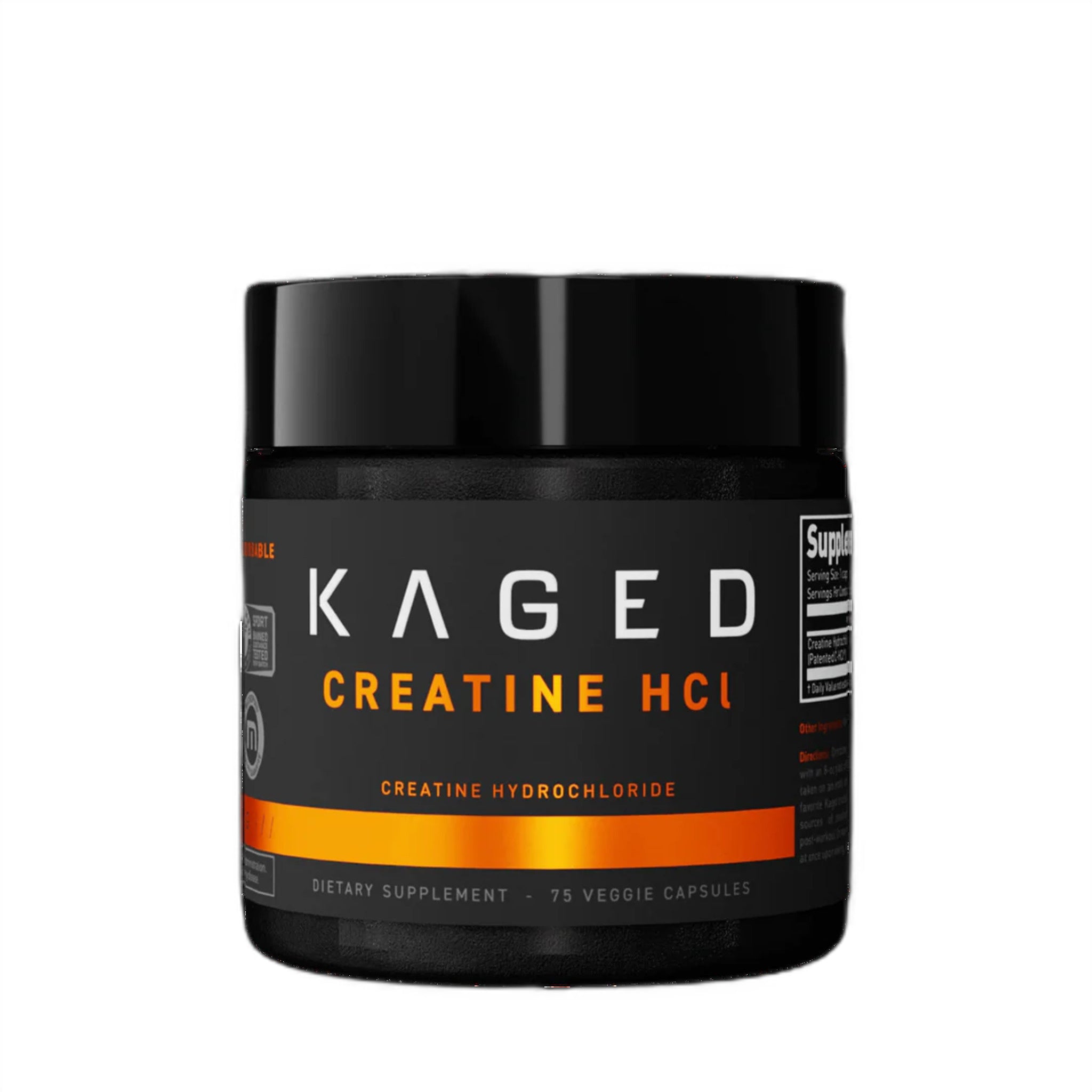 Creatina Hidroclorida, Kaged Muscle, C-HCI, 75 Vegcaps