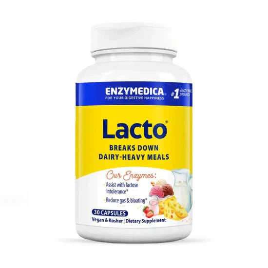 Enzime Digestive, Enzymedica, Lacto, 30 Capsule