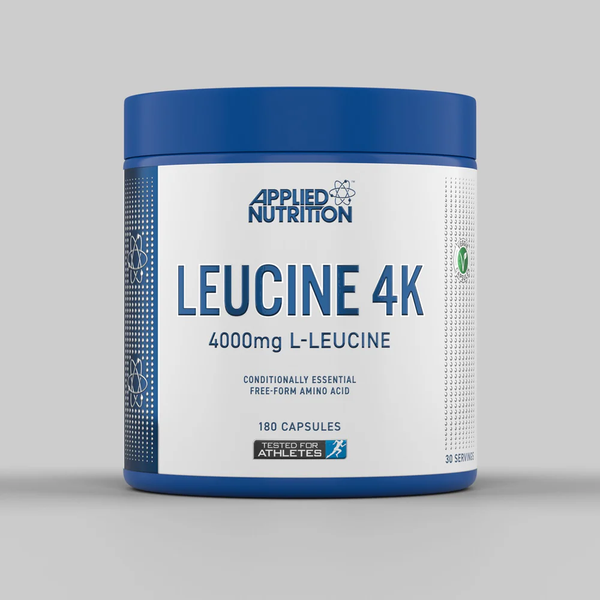 Aminoacizi Capsule, Applied Nutrition, L-Leucine 4K, 180 Capsule