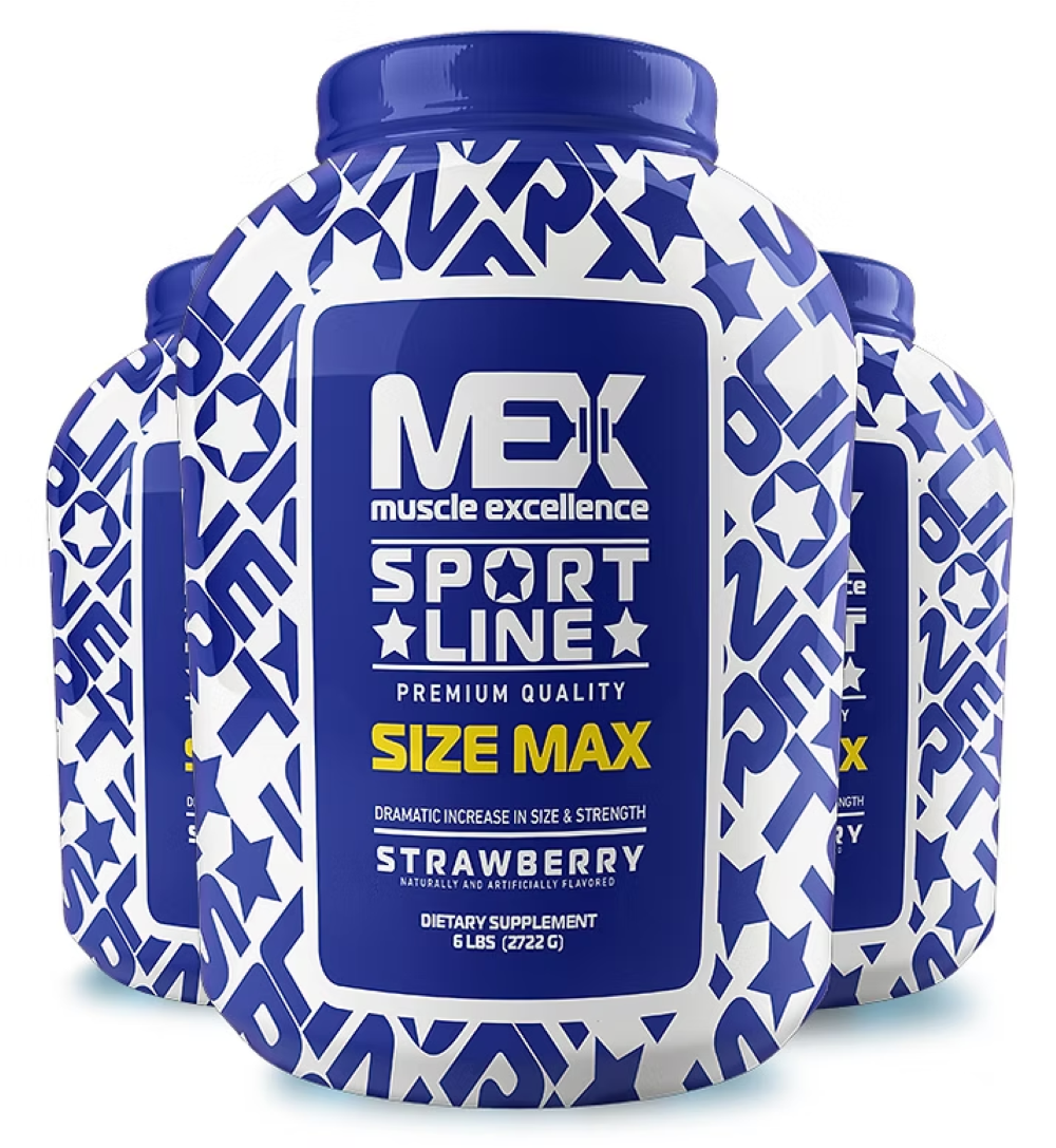 Proteina Masa Musculara, MEX Nutrition, Sport Line Size Max, 2722g