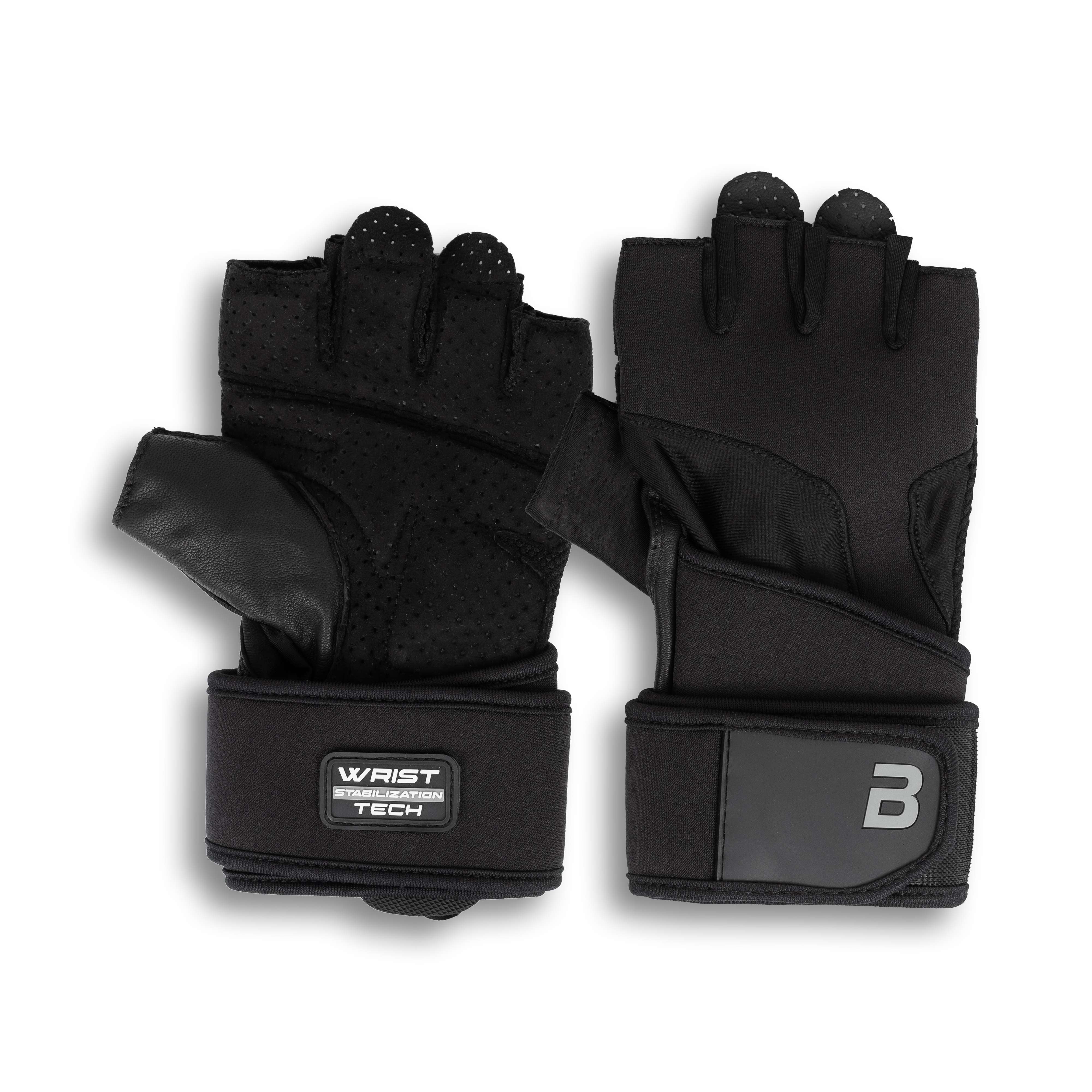 Mănuși din Piele cu Suport pentru Incheieturi, BioTechUSA, Fitness Gloves Kyle