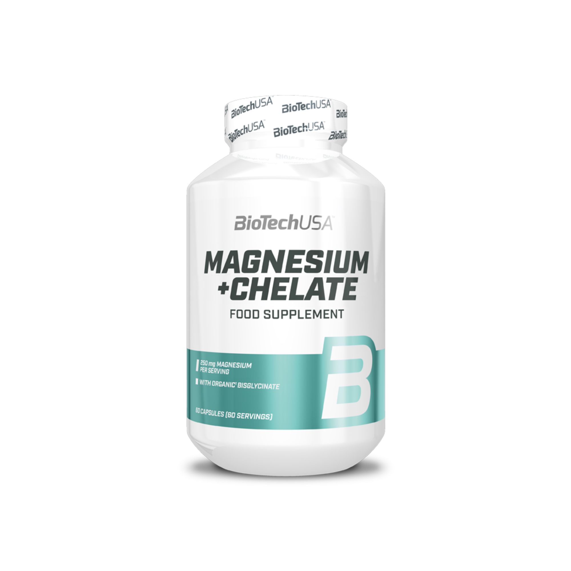 Magneziu Chelat, BioTechUSA, Magnesium + Chelate, 60 Capsule