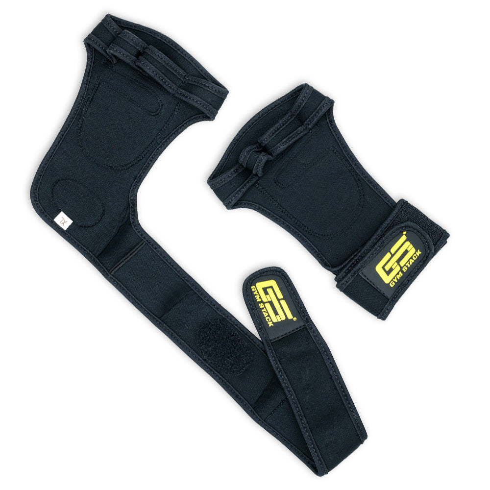 Palmare Neopren, Gym Stack, Grip Pad Neoprene, Black