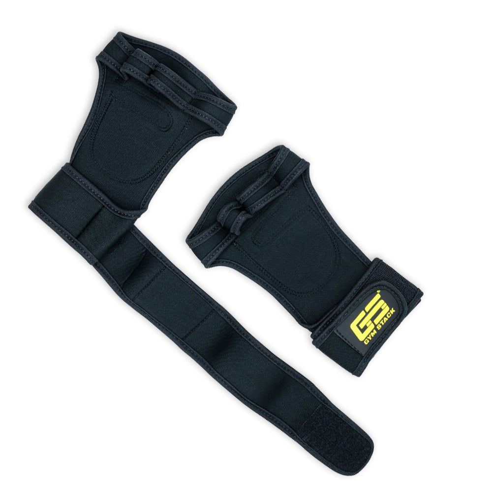 Palmare Neopren, Gym Stack, Grip Pad Neoprene, Black
