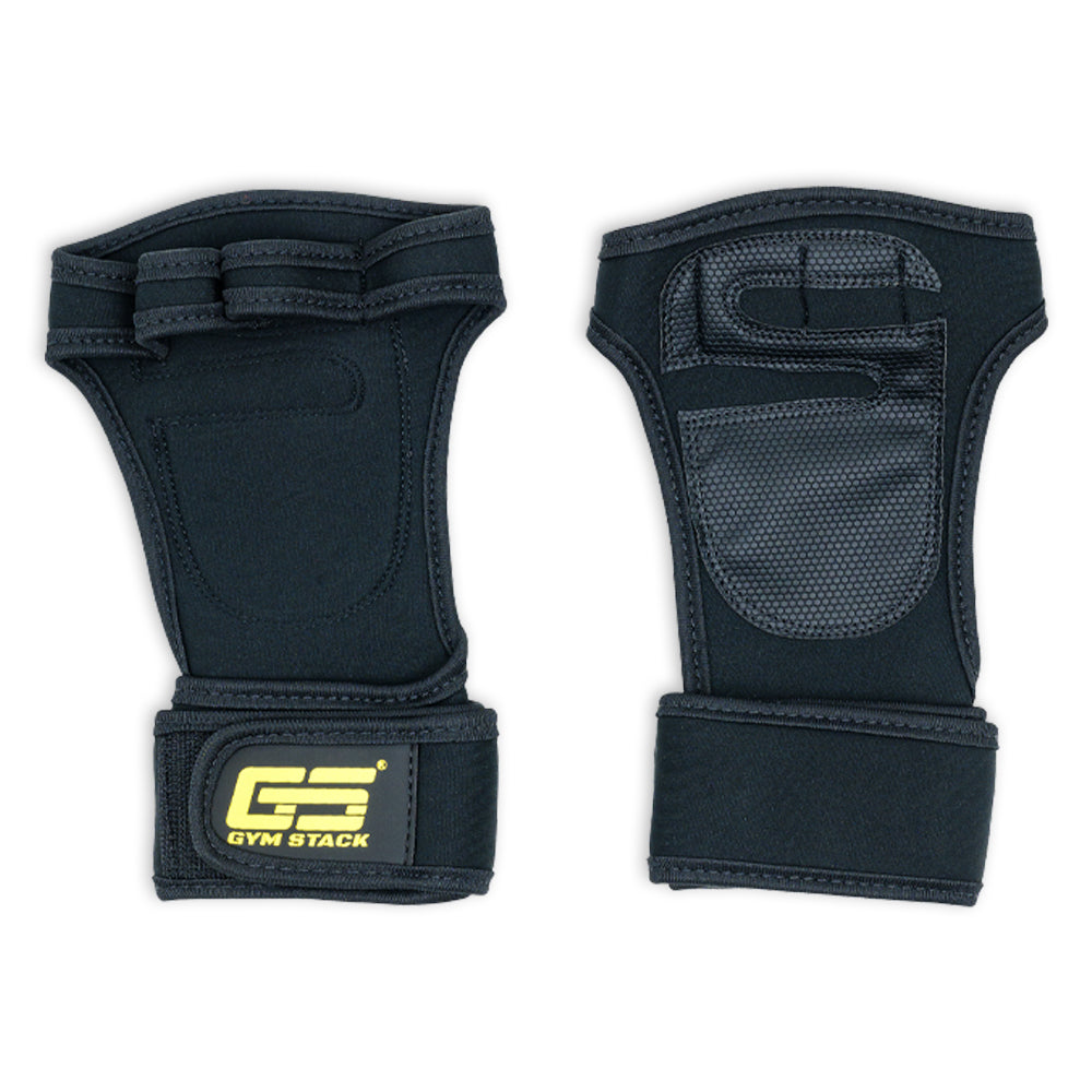 Palmare Neopren, Gym Stack, Grip Pad Neoprene, Black